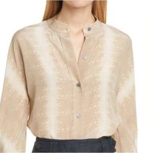 Equipment Femme Silk PAVOTTA Timberwolf medium M top shirt blouse